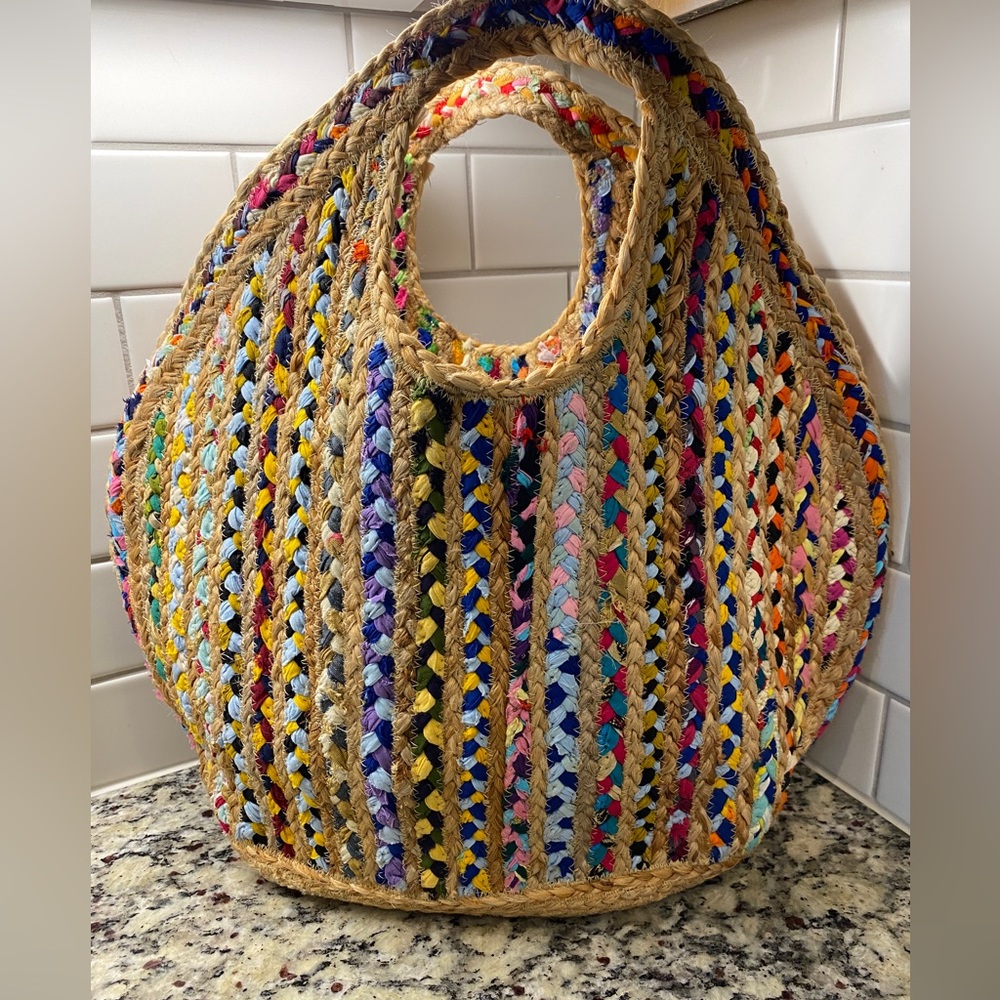 Shiraleah Jute Tote Bag, new, never used